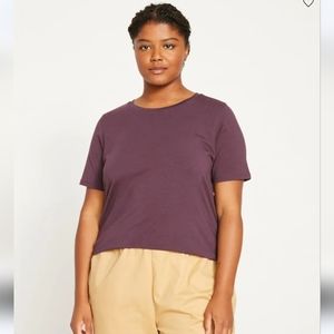 BNWT Universal Standard Tee Rex (size S) in Faded Plum